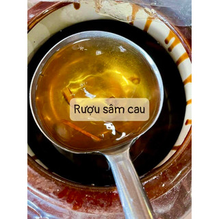 Rượu sâm cau đỏ ngâm chum uống êm, thơm, không đau đầu chai 1 lít