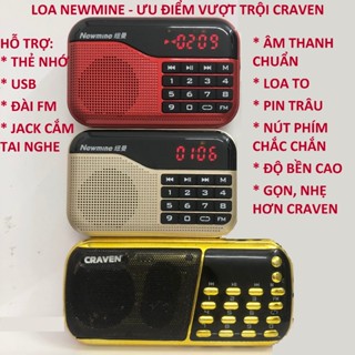 Loa Nghe Tiếng Anh Cho Bé, Loa Tắm Ngôn Ngữ Chính Hãng Newmine Vượt Trội Hơn Loa Craven