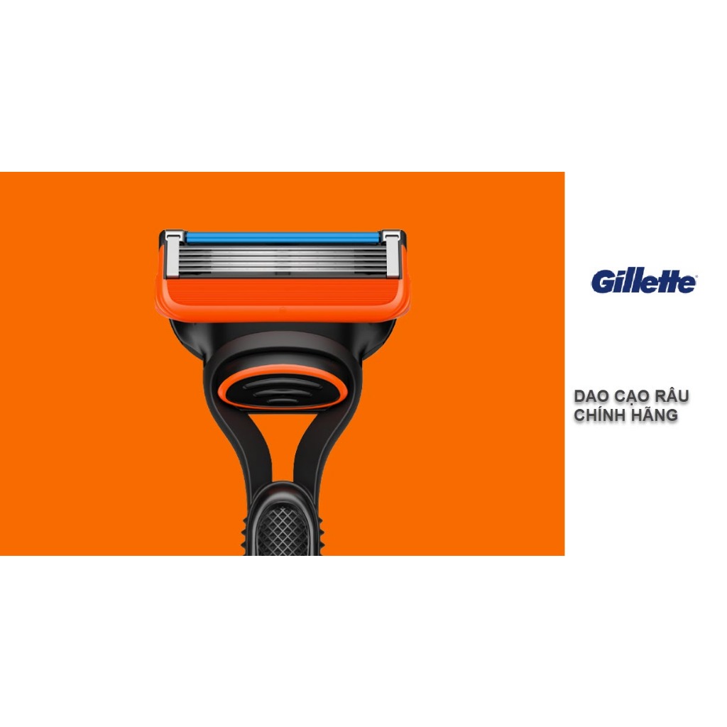 Dao cạo râu 5 lưỡi cao cấp Gillette Fusion 5 Power - Chính hãng