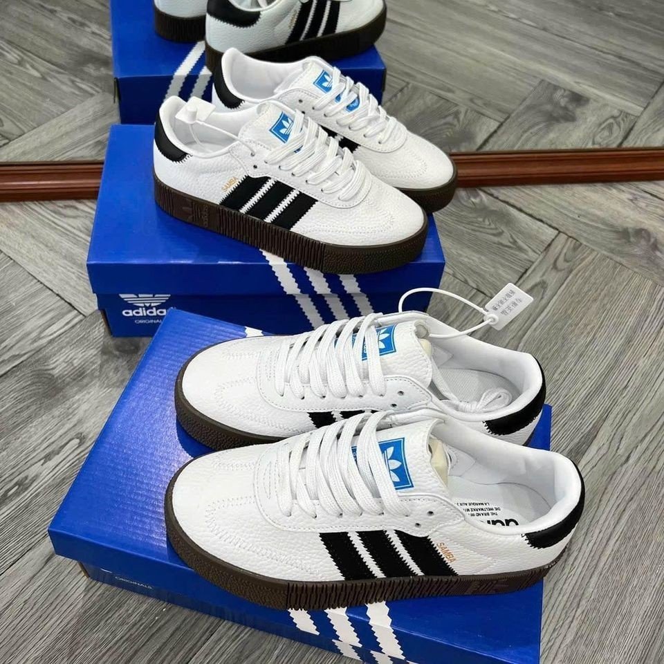 Giày Adidas Samba Classic Nữ Đế Cao, Giày Samba Đế Tăng Chiều Cao 3CM Full Box Bill Hàng Đẹp