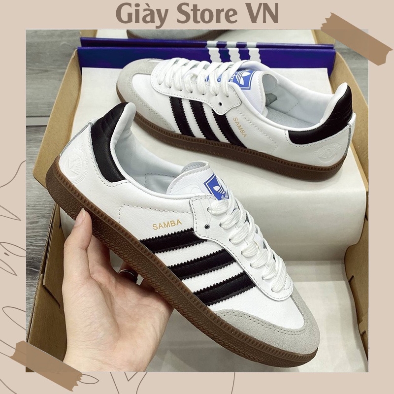 Giày Adidas Samba Classic Nam Nữ Đế Thấp, Giày Samba 2 Bản Trắng Đen Cao Cấp Full Box Bill | BigBuy360 - bigbuy360.vn