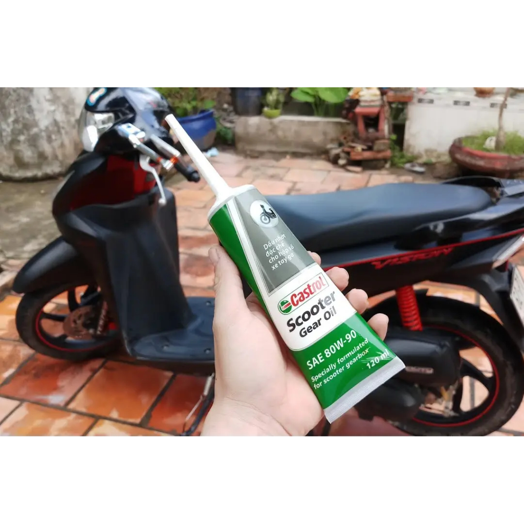 Dầu nhớt láp Castrol ZoTus dùng cho hộp số các dòng xe ga SH,LEAD,VISION,AB,... và các xe ga khác