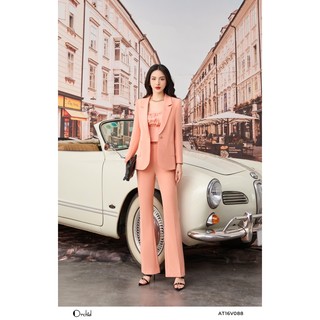 Set vest dáng blazer phối quần ống vẩy Mango Orchid - AT16V088