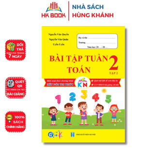 Sách - Bài tập tuần TOÁN Lớp 2 - Tập 2 - Kết nối tri thức với cuộc sống - 1 quyển-QK 209