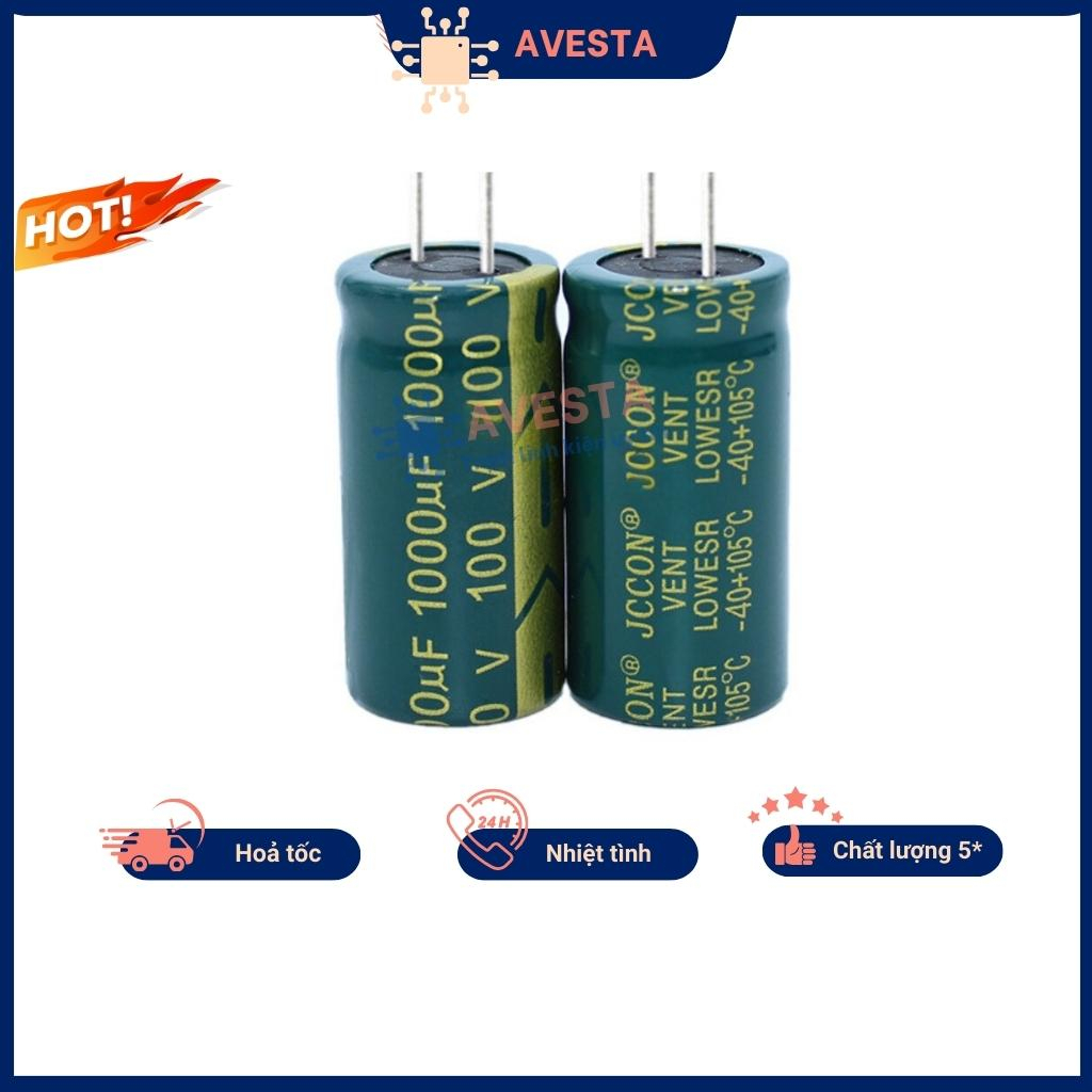 Tụ hóa 100V tụ phân cực 1000uF chất lượng avesta