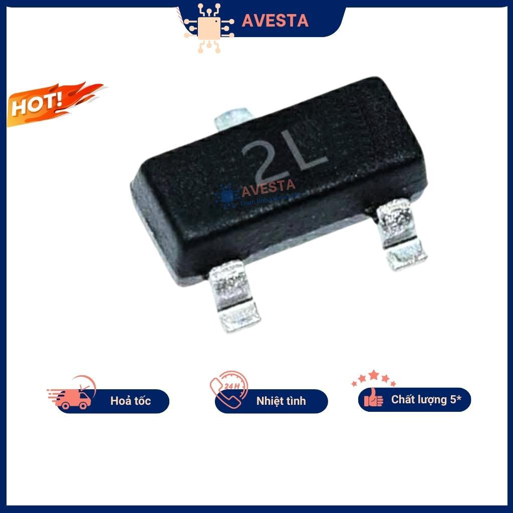 Transistor 2N5401 MMBT5401 0.3A 150V túi 10 con Avesta