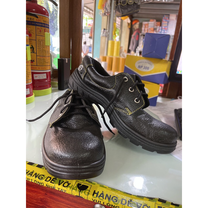 👞 Giày Bảo Hộ ABC mũi sắt đế đen 👞