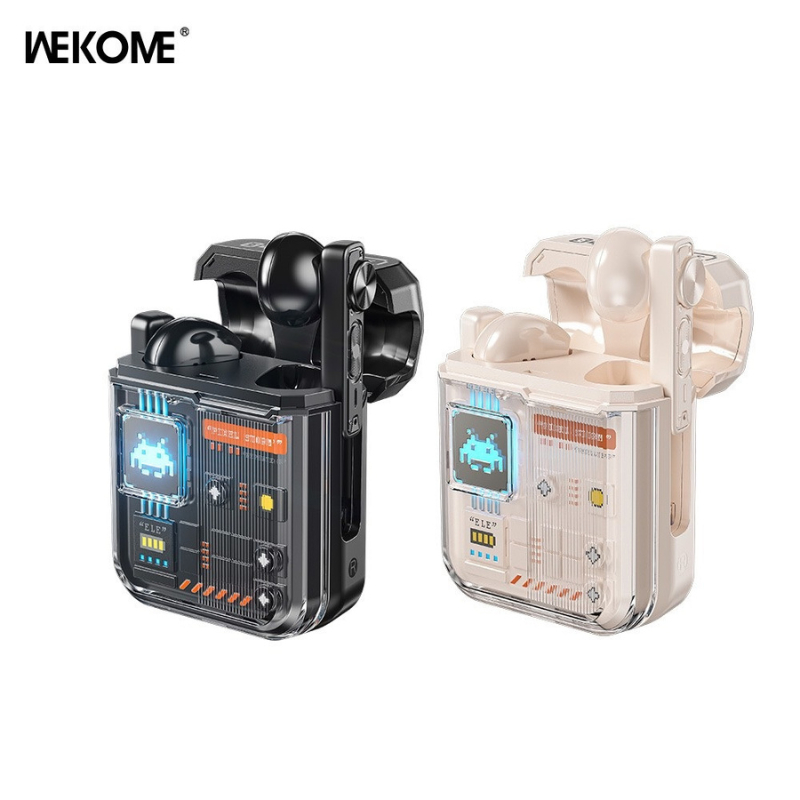 Tai Nghe Bluetooth WEKOME VB04 Thiết Kế Hoạt Hình Độc Đáo Màu Sắc Đen Be