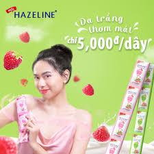 Sữa Tắm Dưỡng Da HAZELINE Dây 12 gói