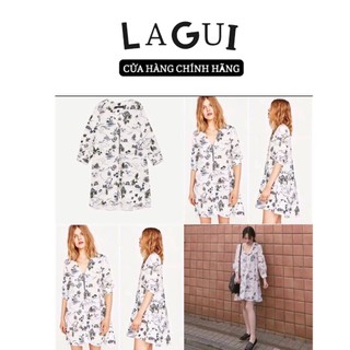 *[ ZARA AUTH ]** ĐẦM IN HỌA TIẾT ZARA SĂN SALE ( 100% )