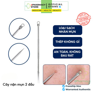 Cây nặn mụn đầu đen 2 đầu chuyên nghiệp - ePharmacy Acne Tool