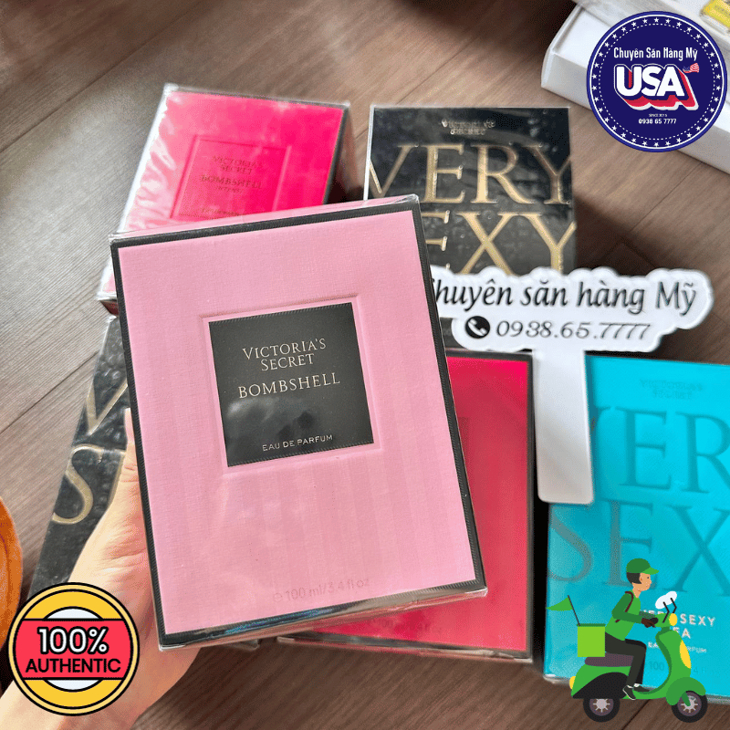 Nước hoa nữ Victoria's Secret Very Sexy-Boomshell hồng- đỏ  -Very Sexy Night- Very Sexy Sea