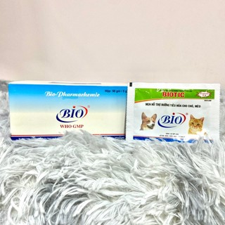 Men Tiêu Hóa Cho Chó Mèo Biotic Hộp 50 Gói