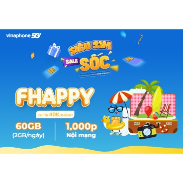 Sim vina vào mạng 1 năm, sim fhappy 12 tháng
