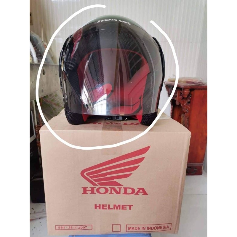 Nón mũ bảo hiểm Honda 3/4 siêu phẩm .nón đẹp không trầy xước.