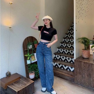 🍒🍒🍒áo thun nữ croptop in chữ thisisne everbeen ôm dáng utrbr