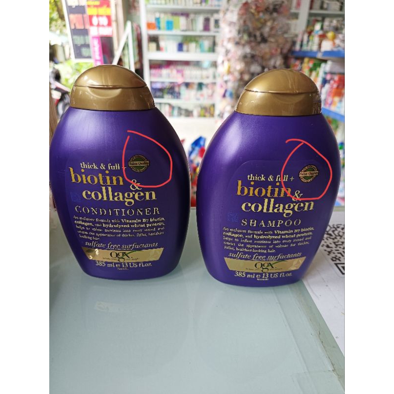 CẶP GỘI XÃ BIOTIN COLLAGEN TÍM