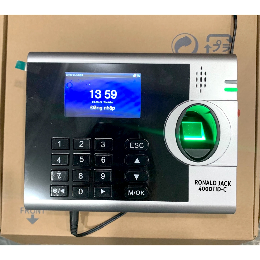Chuyên Cung Cấp Máy Chấm Công Vân Tay và Thẻ Cảm ứng 4000TID-C Chính Hãng