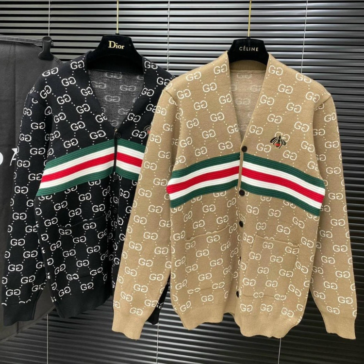 Cardigan gucci con ong form rộng unisex - Áo Cardigan Gucci nam nữ chất dày dặn hàng siều cấp bản mới qccc hot nhất 2023