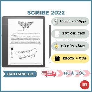Máy đọc sách và ghi chú kindle scribe 2022 - màn hình 10.2inch, đọc và ghi chú pdf