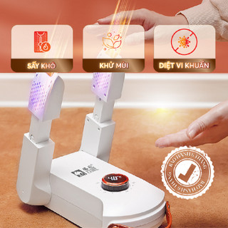 [5❤️][FREESHIP] MÁY SẤY GIÀY, KHỬ MÙI SHOE DAYER XOAY 360 ĐỘ CÓ LCD HIỂN THỊ [HCM]
