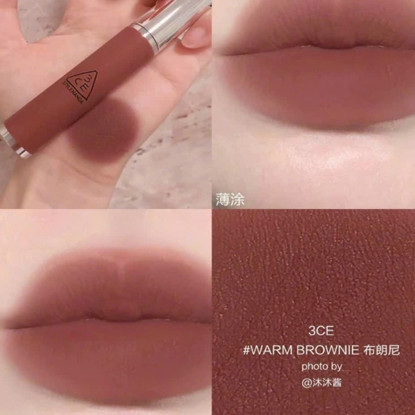 Son Kem Mịn Lì 3CE Hazy Lip Clay 4g