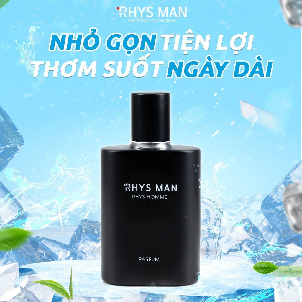 Bộ quà tặng nam Sữa rửa mặt nam & Sữa tắm gội nam 3 in 1 & Nước hoa nam Homme 50ml RHYS MAN