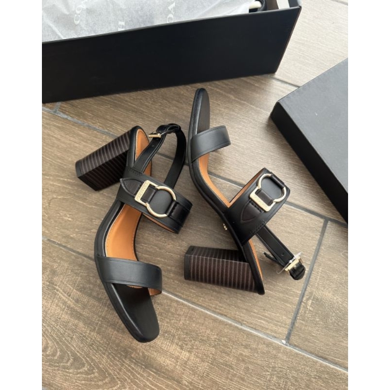 Coach mabel sandal leather