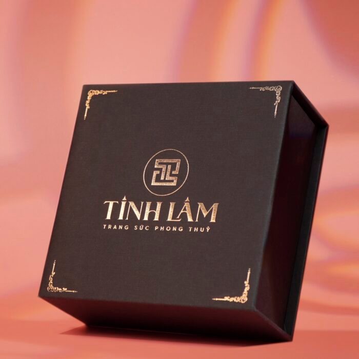 TINH LÂM Vòng Tay Moonstone phối Aquamarine 8 Li - Charm Lồng Đèn