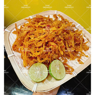 (ĂVNĐ) Mực Xé Tẩm Gia Vị - Mực Xé Vàng 250g Hộp