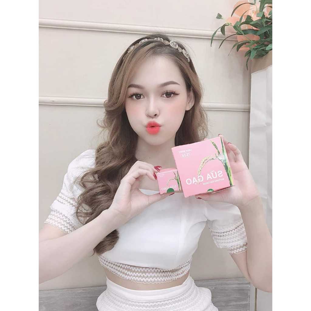 Kem body sữa gạo tặng kèm kích trắng COSY WHITE 250g trắng da chống nắng hàng chính hãng