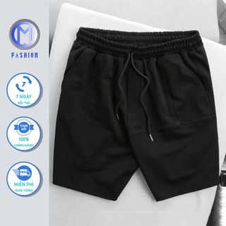 Quần short nam thun cao cấp M Fashion mặc nhà thể thao đi biển, nhiều màu trẻ trung QS02