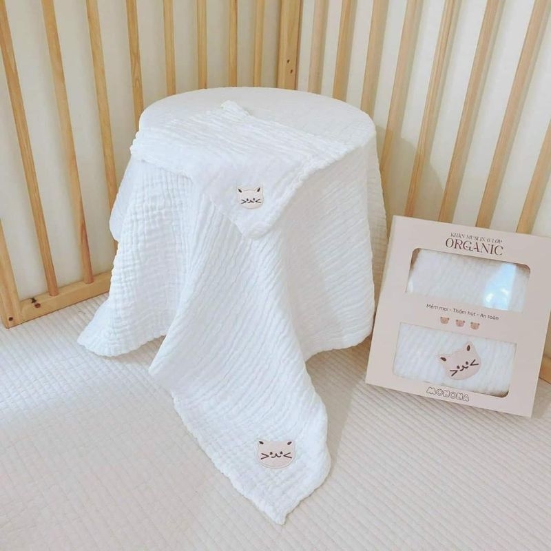 Khăn xô Muslin Monona cao cấp 6 lớp kích thước 100x110cm mã MNN038