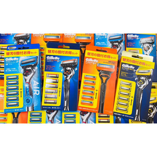 DAO CẠO RÂU GILLETTE FUSION 5+1 NHẬT BẢN 1 cán dao + 6 lưỡi