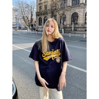 Áo thun nữ tay lỡ MENIA - áo cotton form dáng rộng unisex in hình cá tính dễ thương, áo nữ trẻ trung