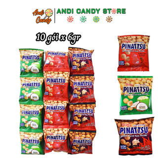 Combo 10 Gói Snack Đậu Phộng Pinatsu Siêu Xốp Oishi