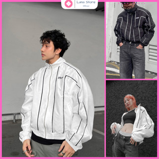 Áo khoác dù sọc line daygers form unisex nam nữ chất dù 2 lớp mỏng thoáng