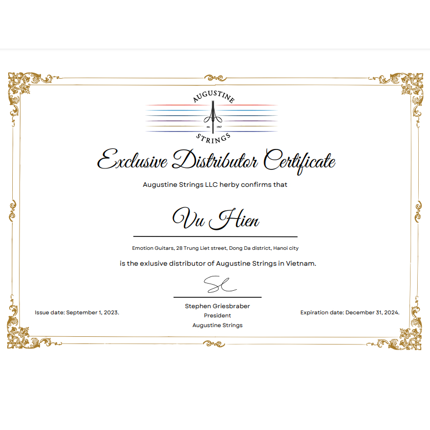 Dây đàn Guitar Augustine Blue hight tension CHÍNH HÃNG - PHÂN PHỐI ĐỘC QUYỀN