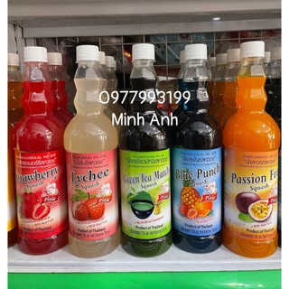 Siro pixie thái lan đủ hương 730ml