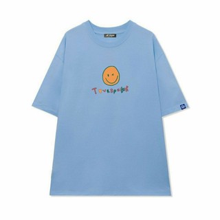 Áo thun tay lỡ có size unisex mặt cười
