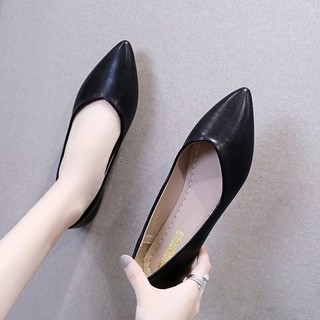 Giày búp bê nữ da mềm êm chân mã B22