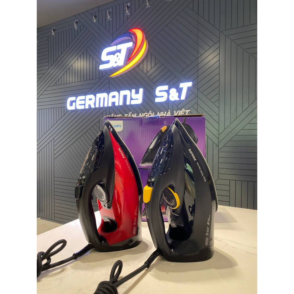 Bàn là hơi nước Philips Azur 7000 Series DST7022/40 Nội Địa Đức model 5/2023, Bàn ủi hơi nước GermanySnT 20070