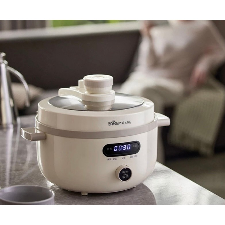 Nồi Áp Suất Bear Đa Năng Dung Tích 4 Lít YLB-C40U5 - Hàng Chính Hãng, Bảo Hành 12 Tháng