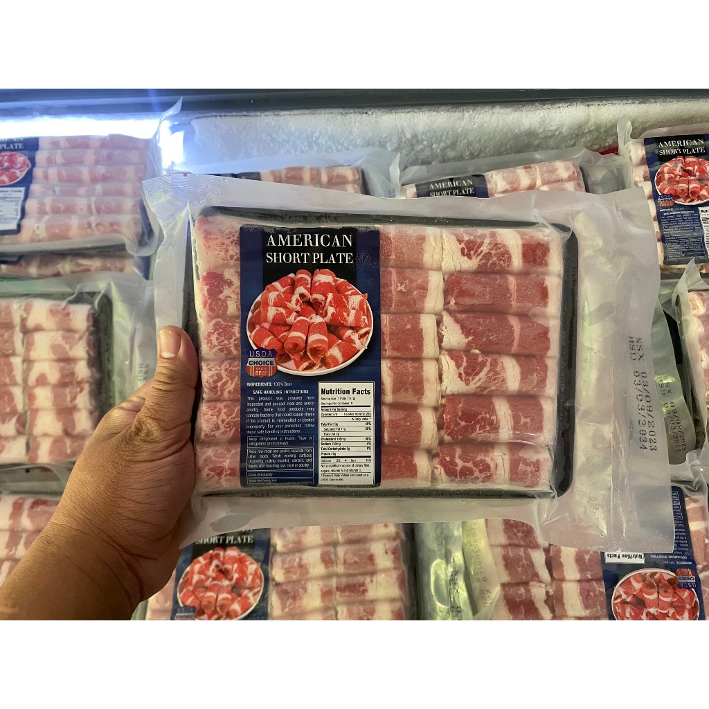 Ba Chỉ Bò Mỹ Cuộn 500g