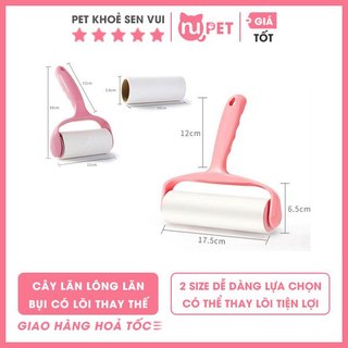 Cây lăn lông mèo 10cm 16cm – Có lõi thay thế lăn bụi, lăn sofa lăn nệm