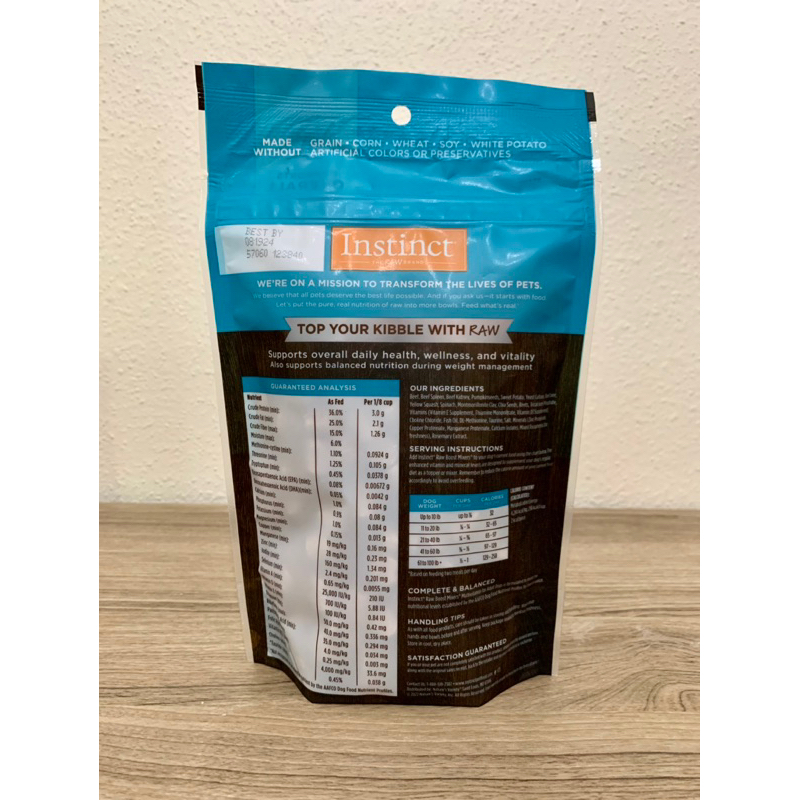 INSTINCT RawBoost Mixer MultiVitamin  - 156g