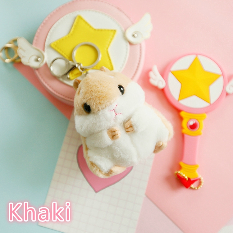 Móc khóa bông hình chuột hamster mềm mại cực cute dễ thương BZ030