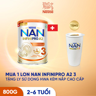  Sữa bột NAN INFINIPRO A2 800g Thụy Sĩ 3 với đạm quý A2 tiêu hóa tốt sau 7 ngày