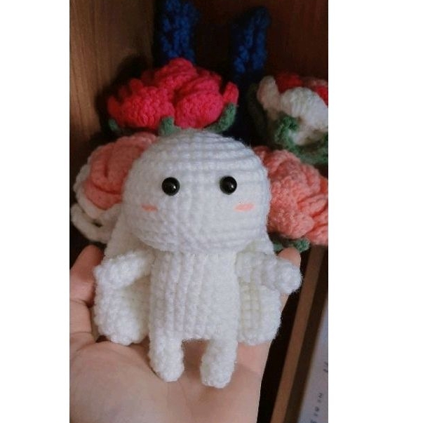 Móc khóa len bé Thỏ tai dài