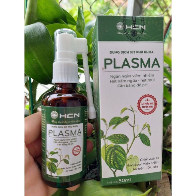 Dung dịch xịt phụ khoa Plasma 50ml hỗ trợ phụ khoa